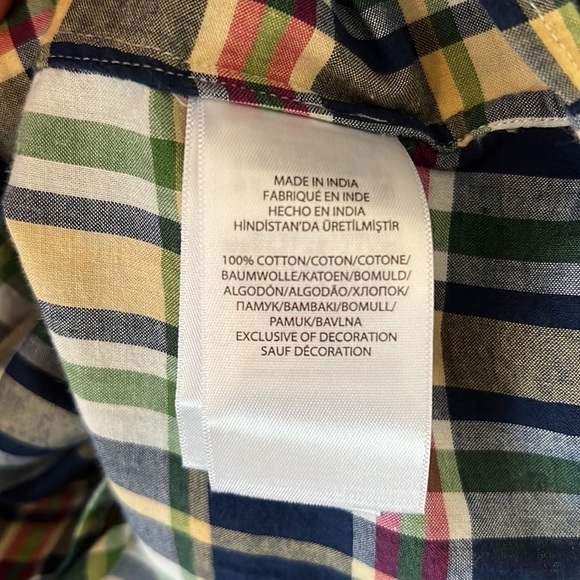 Ralph Lauren Madras Plaid Shirt - Picture 5 of 5